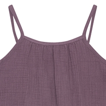 BIRKHOLM Muslin Top Støvet Lilla